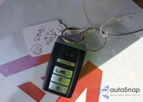 2017 Acura Tlx Technology Package z USA, uszkodzony, nr VIN 19UUB1F52HA001663